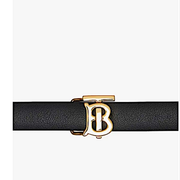 Monogram Motif Reversible Leather Belt Burberry - Picture 1 of 13